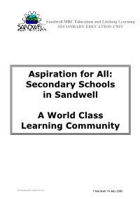Harnessing the Potential of Secondary Education
