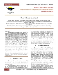 Phasor Measurement Unit
