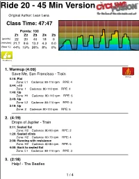 Ride 20 - 45 Min Version