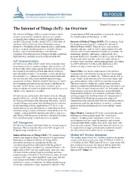 The Internet of Things (Iot): an Overview