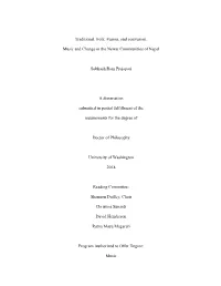 Traditional, Folk, Fusion, and Confusion: Music and Change In