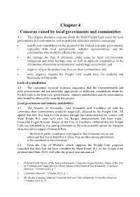 Decision to Commit Funding to the Perth Freight Link Project