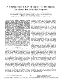 A Characteristic Study on Failures of Production Distributed Data-Parallel Programs
