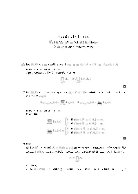 Martingale Theory Problem Set 1, with Solutions Measure and Integration