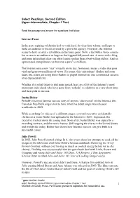 Reading Passage