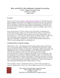 Rise and Fall of a Revolutionary Somali Generation Part II