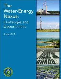 The Water-Energy Nexus: Challenges and Opportunities Overview