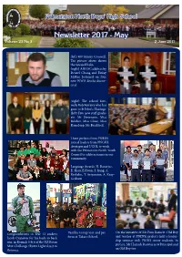 Newsletter 2017 - May Volume 23 No 3 2 June 2017