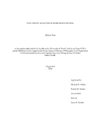 NON-TARGET ANALYSIS of BIOREMEDIATED SOIL Zhenyu
