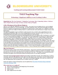 Podcasting: a Significant Addition to Your Teaching Toolbox