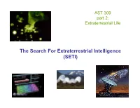 SETI) the Drake Equation