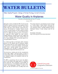 WB Waterquality Airplanes