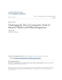 A Comparative Study of Suzanne Valadon and William Bouguereau Mary Sheehy Coastal Carolina University