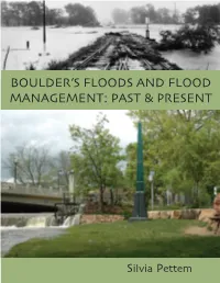 Boulder's Floods and Flood Management