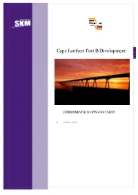Cape Lambert Port B Development