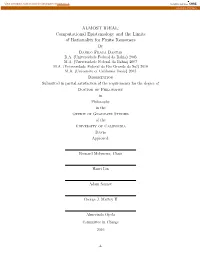 Computational Epistemology and the Limits of Rationality for Finite Reasoners by Danilo Fraga Dantas B.A