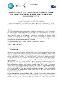 COMPUTATIONAL EVALUATION of the INFLUENCE of the SOUNDHOLE SIZE on the DYNAMIC BEHAVIOUR of the PORTUGUESE GUITAR 1 Introduction