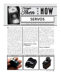Then and Now: Servos