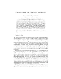 Curve25519 for the Cortex-M4 and Beyond