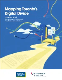 Mapping Toronto's Digital Divide