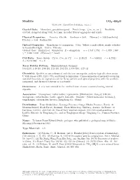 Studtite UO4 • 4H2O C 2001-2005 Mineral Data Publishing, Version 1