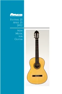 2012 Fest21 Program