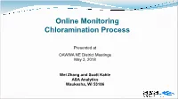 Online Monitoring Chloramination Process