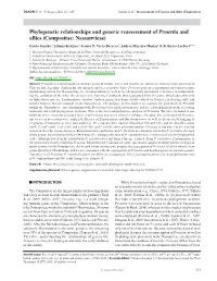 Phylogenetic Relationships and Generic Reassessment of &lt;I