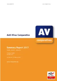 Summary Report 2017