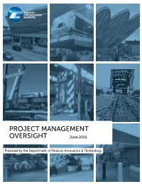 June 2019 Project Management Oversight Report