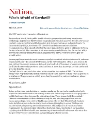 Print Who's Afraid of Gardasil?