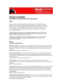 Richard Lace (Huggy) Avid Offline, Symphony Colour Correcting Editor