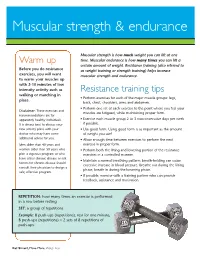 Strength Training Program