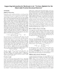 Tertiary Alphabet for the Observable Protein Structural Universe”