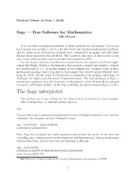 The Sage Interpreter
