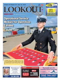 Operational Service Medals for Operation Caribbe