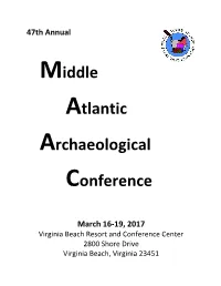 Program: Michael Barber (Virginia Department of Historic Resources) and Lauren Mcmillan (St