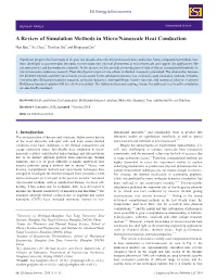 A Review of Simulation Methods in Micro/Nanoscale Heat Conduction