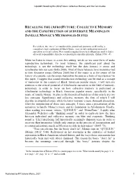 Collective Memory and the Constructio