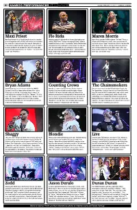Maxi Priest Counting Crows Bryan Adams Flo Rida Blondie Shaggy