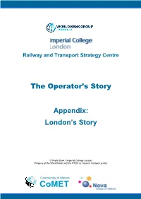 The Operator's Story Appendix