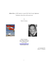 1 Balloon Wars: an ISR* Operator's Account of the Wars in Iraq