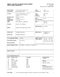 GD-FLC-054 STRUCTURES INVENTORY CS 2513 Frontenac R.P.A./Maiden Rock
