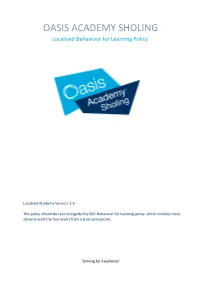 Localised Behaviour for Learning Policy