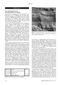 New Developments on the Quaternary of Norfolk REPORT
