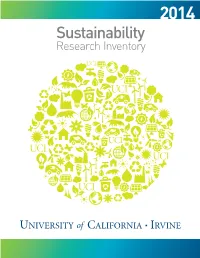 Research Inventory TABLE of CONTENTS