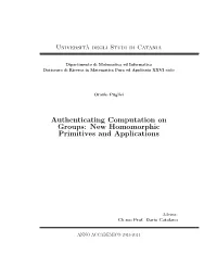 Authenticating Computation on Groups: New Homomorphic Primitives and Applications