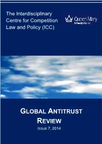 Global Antitrust Review Issue 7, 2014