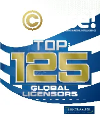 This Exclusive Report Ranks the World's Largest Licensors. the 2012 Report