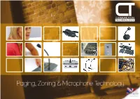 Paging, Zoning & Microphone Technology